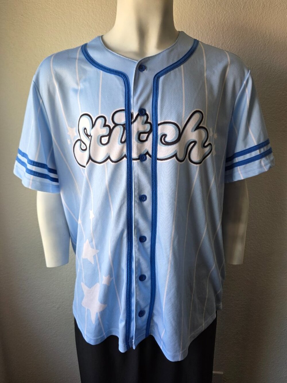 Stitch Baseball Button up shirt